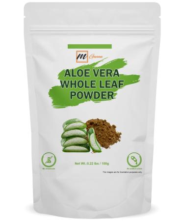 100% Natural Aloe Vera Leaf Powder Pure Aloe Barbadensis 0.22 LBS /100 Grams
