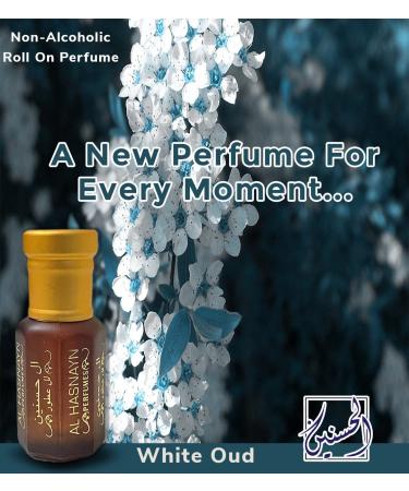 White Oud Cologne Perfume Roll-On | Alcohol Free Essential Oil | Long Lasting 6ml | Limited Edition Oud Fragrance for Men & Women | Perfect Gift - Buy Online on GoSupps.com
