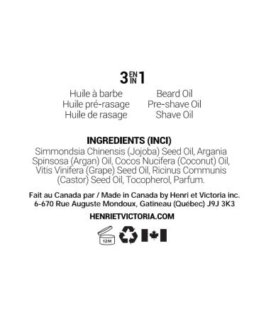 Buy Duc de Santal Beard Oil - Canadian Artisan Natural Ingredients Moisturizing & Non-Greasy - 28g (1oz - Buy Online on GoSupps.com