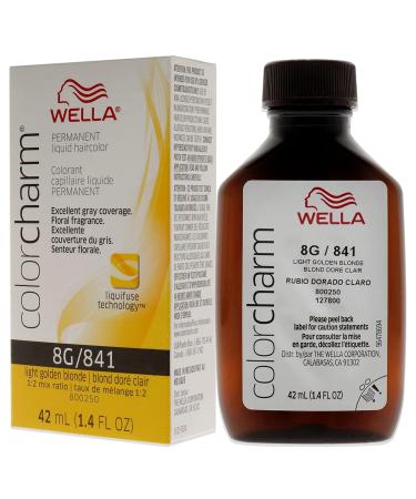 Wella Color Charm 8G Light Gold Blonde Permanent Hair Color for Gray Coverage - Buy Online on GoSupps.com