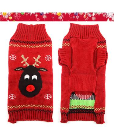 XXL Abrrlo Dog Costumes - Cozy Cotton Christmas Sweater & Winter Coat for Pets | Ideal Dog Clothes for Holiday Dress-Up - Buy Online on GoSupps.com