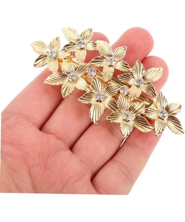 Holibanna Leaf Hairpin Hairclip Hair Roller Clips Hair Accessories Hair Claw Clips Barrette Hair Clips Bride Hair Clip Hair Toppers Spring Hair Clip Hair Styling Accessories Zinc Alloy - Buy Online on GoSupps.com