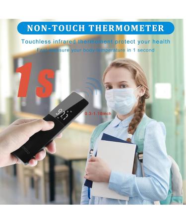Vedozo Non-Contact Digital Infrared Forehead Thermometer - LED Screen, Accurate Reading, Fever Alarm - for Kids & Adults - Buy Online on GoSupps.com