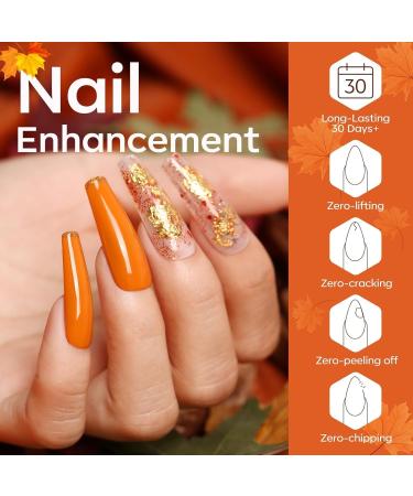 Modelones Fall Autumn 6 Colors Builder Gel Set - 8-in-ONE Nail Gel Kit - Buy Online on GoSupps.com