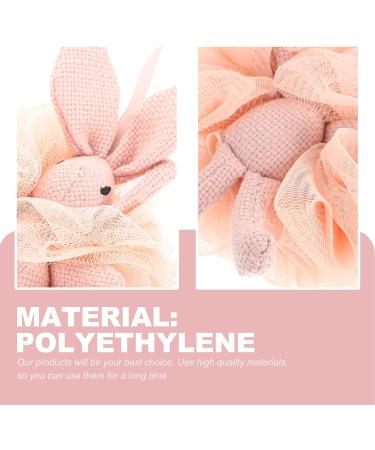 Easter Rabbit Bath Ball Pouf - Exfoliating Kids & Adults - Plush Scrubber for Shower - Loofah Accessory for Home & Hotel - Bunny Design - Buy Online on GoSupps.com