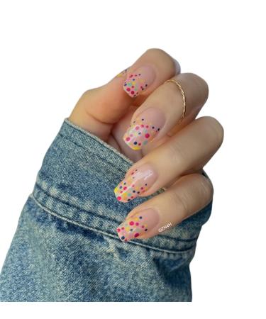 Zaubern gel4Home- UV wraps UV nail foils gel nail wraps semi cured gel nails (Confetti) - Buy Online on GoSupps.com