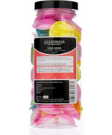 Original Flying Saucer Sweets Flying Saucers Retro Sweets Gift Jar By Berrymans Sweet Shop - Classic Sweets Traditional Taste. - Buy Online on GoSupps.com