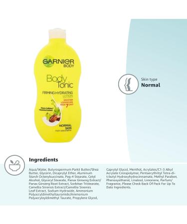 Garnier Body Tonic Firming Body Lotion 400ml - Tone and Firm Your Skin - Buy Online on GoSupps.com
