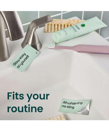 quip Ritual Dissolvable Whitening Strips - Peroxide-Free for Sensitivity - Fast-Acting 15-Min Results - Whitens Over Time - Mint Flavor - Soothing Coconut Oil - Kind to Enamel - 40 Ct - Buy Online on GoSupps.com