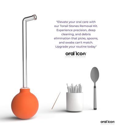 Oral Icon Kit - Remove Almond Stones in 1 Minute | Medical Quality BPA-Free & Glass-Free | Fresh Breath Solution - Buy Online on GoSupps.com