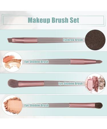 Buy VOCOSTE 4pcs Makeup Brush Set - Face Concealer Eyeshadow Smudger & Highlighter Brush | Eco-Friendly Wooden Handles - Buy Online on GoSupps.com