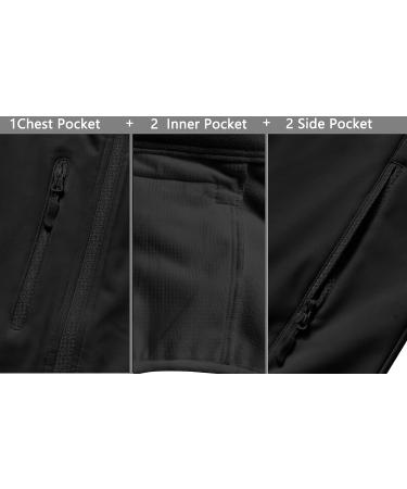 Fit space Men's Lightweight Softshell Vest - Windproof, Sleeveless Jacket for Cycling, Travel, Running - Black, Size Large - Buy Online on GoSupps.com