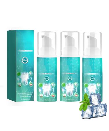 Smile Bright mouthwash Bright White Smile Smile Oral Mouthwash tooth mouthwoam refreshing breath deep cleaning of the teeth (3PCs)