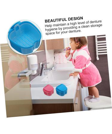 Buy Lurrose 10-Piece False Toothbrushes Storage Box - Ideal Oral Care Container for Prosthesis Baths | International Shipping Available - Buy Online on GoSupps.com