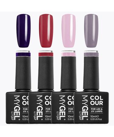 MYGEL by Mylee Nail Gel Polish Autumn/Winter Collection 8x10ml Colours + Top & Base Coat UV/LED Soak-Off Nail Art Manicure Pedicure for Professional Salon & Home Use - Long Lasting & Easy to Apply - Buy Online on GoSupps.com