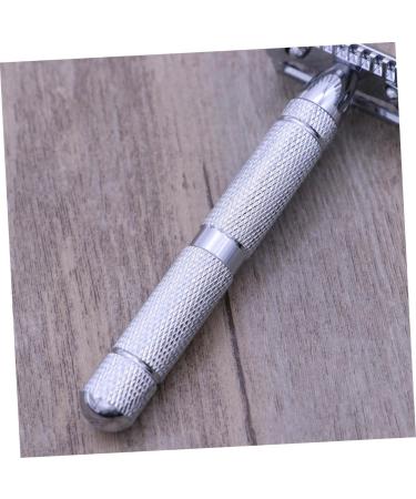 Frcolor 2-Pack Men's Double-Head Steel Razors with Wooden Handle - Premium Shaving Experience - Buy Online on GoSupps.com