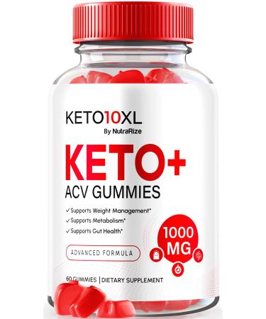 Keto10XL ACV Gummies Official Keto10XL Keto + ACV Supplement All Natural Apple Cider Vinegar 1000MG Maximum Strength Keto10 with B-Vitamins Keto 10 XL Gomitas Reviews (60 Gummies)
