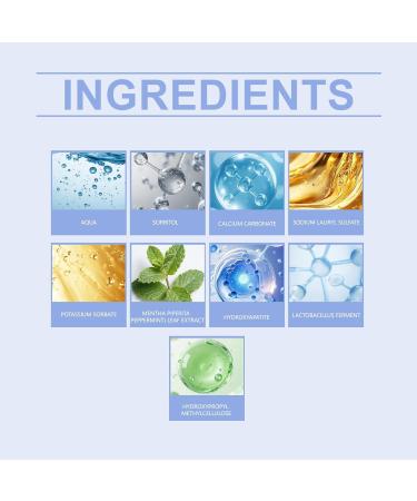 Mint Toothpaste Gentle Teeth Cleaning Oral Freshness Daily Oral Care for Smooth Shiny Teeth(1PCS) 1 Fl Oz (Pack of 1) - Buy Online on GoSupps.com