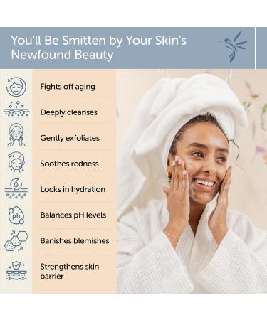 Refresh Daily Facial Cleanser for Oily & Sensitive Skin - Vegan Hypoallergenic Face Wash with Activated Charcoal & Vitamin C - Buy Online on GoSupps.com