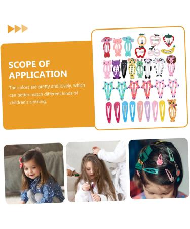 FRCOLOR Iron Bb clip self hinge hair barrettes animal hair barrette Mental Hair Pin animal Hair pin metallic hair clips baby hair clips Girls Hairpin issue card little girl iron Baby - Buy Online on GoSupps.com