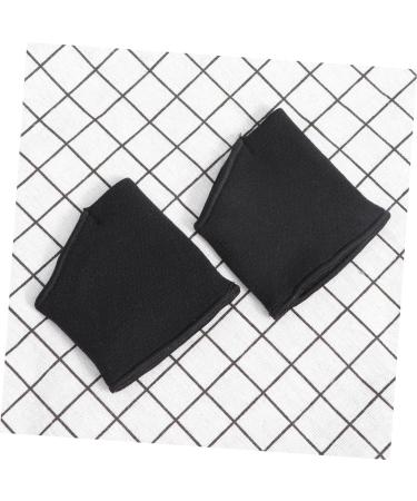 Heel Cushioning Pads & Metatarsal Sleeve Set for Hallux Valgus & Bunion Relief - Black, 2pcs - Buy Online on GoSupps.com