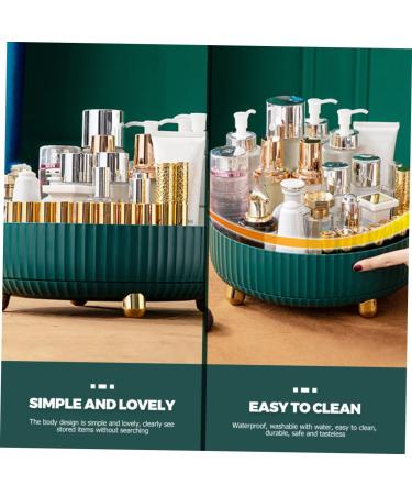  FRCOLOR FRCOLOR Cosmetic Storage Box Palettes in Sink Jewelry Tray Round Rotating Makeup Tray Household Organizer Compartment Fruit Storage Box - Buy Online on GoSupps.com