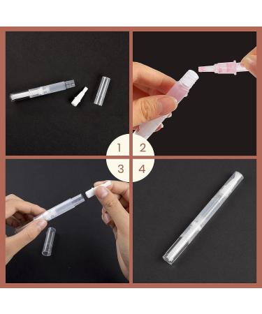 ICYANG Nail Oil Pen Cuticle Lip Gloss with Brush Applicators - 10 Pieces - Buy Online on GoSupps.com