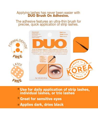 ARDELL DUO Brush On Strip Lash Adhesive Dark - 5g | Best International Shipping - Buy Online on GoSupps.com