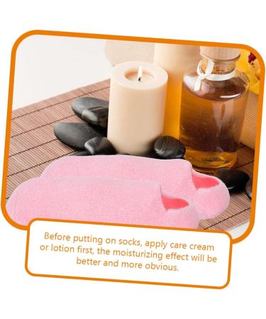Healeved 9 Pairs Foot Gel Socks Spa Sock for Foot Care Spa Foot Socks Heel Spa Socks Lotion Moisturizing Socks Foot Repairing Socks Spa Gel Socks Miss Cotton-spandex Casual Socks Keep Warm - Buy Online on GoSupps.com