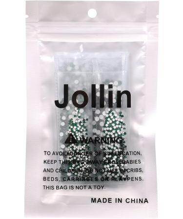 Jollin 3456pcs Flatback Rhinestones Glass Charms Diamantes Gems Stones for Nail Art 6 Size ss4 ss12 Dark Green - Buy Online on GoSupps.com