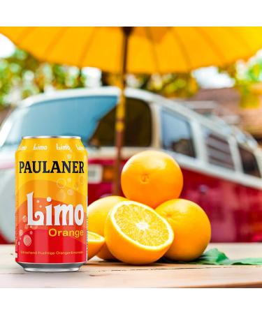 Buy Paulaner Limo Orange - Refreshing Orange-Flavored Soft Drink (24x0.33L) | International Shipping Available - Buy Online on GoSupps.com