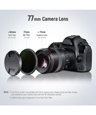 NEEWER 77mm HD Variable ND Filter ND2-ND32 - 1-5 Stop, Nano Coated, Ultra Slim, Water Repellent - Buy Online on GoSupps.com
