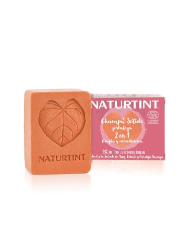 Naturtint Eco Fortifying 2in1 Solid Shampoo/Conditioner for Damaged Hair without Silicones/Parabens Red 75 ml