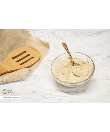Organic Shatavari Powder - USDA & Kosher Certified | Vegan Non-GMO Gluten-Free | 100% Pure Asparagus Racemosus | Heavy Metal Tested | Resealable 1lb Bag from India - Buy Online on GoSupps.com