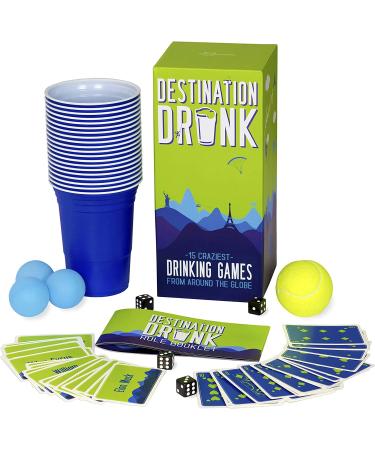Destination Drink - 15 Craziest Drinking Games from Around The Globe (Adult Party Games from Japan Peru Germany Russia and More)