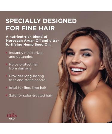 MKS-Eco X Leave-In Detangler for Fine Hair - Lightweight 118ml | Tangled-Free Nourishing International Shipping - Buy Online on GoSupps.com
