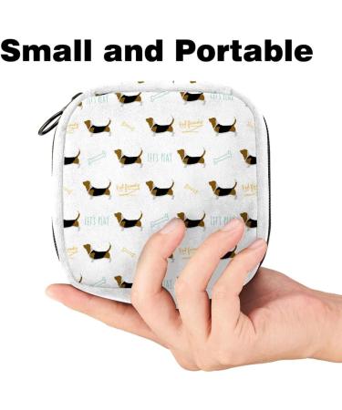 Animal Basset Hound Dog Sanitary Napkin Storage Bag - Color510 - Buy Online on GoSupps.com
