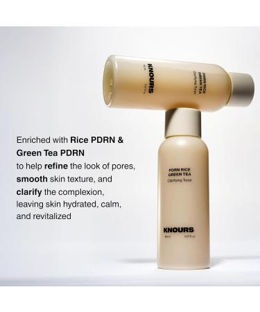 KNOURS. PDRN Rice & Green Tea Clarifying Toner with Rice PDRN Green Tea PDRN & Niacinamide for Smooth Hydrated Refreshed Skin 150ml - Buy Online on GoSupps.com