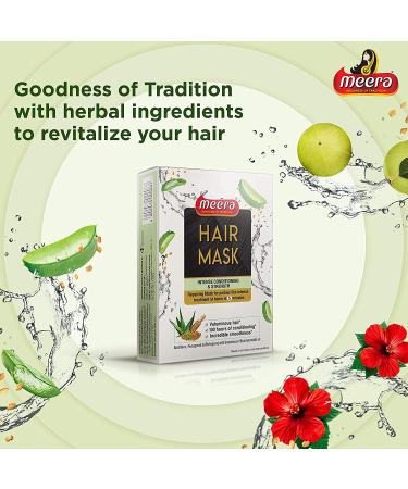 Meera Hair Mask with Aloe Vera Fenugreek & Bringaraj - Intense Conditioning & Strength 120g | International Shipping - Buy Online on GoSupps.com