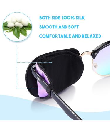 Buy 8 Pieces Silk Eye Patch - Soft Single Eye Patch for Adults & Kids | Comfortable Relief for Glasses Wearers - International Shipping Available - Buy Online on GoSupps.com