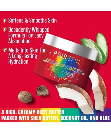Prideful Body Butter 10.5 oz | Bergamot & Coriander - Hydrating & Nourishing - International Shipping Available - Buy Online on GoSupps.com