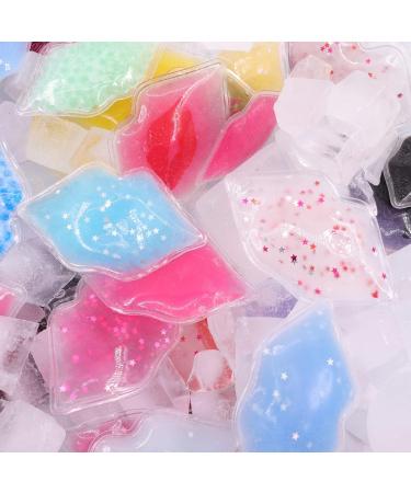 40 Pack Pink Lip Filler Ice Packs - Small Ice Pack for Mouth Injections, Injuries & Bruises - Buy Online on GoSupps.com