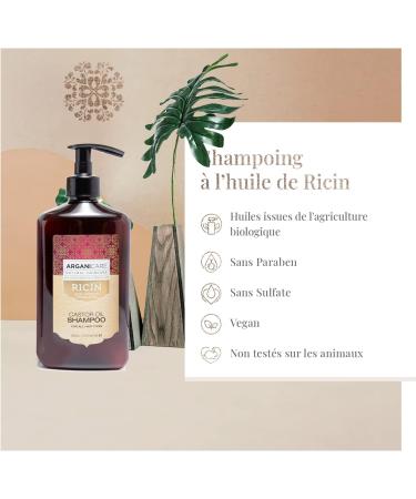 ARGANICARE | Growth Accelerator Shampoo | Brings Strength and Resistance to Hair | Stimulates Growth | Nourishes and Hydrates Hair | Made in France | Set of 2x400ML - Buy Online on GoSupps.com