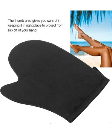 Self Tanning Mitt Face Body Double Sided Applicator Glove with Thumb Soft Tanner Gloves Reusable Washable Tan Mitt for Lotion Mousse Summer Artifact - Buy Online on GoSupps.com