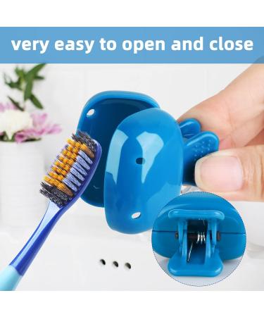 4 Pack Travel Toothbrush Head Covers - Portable Protector Caps for Manual & Electric Toothbrushes - Ideal for Home, Travel, Camping - Red Blue Green Grey - Buy Online on GoSupps.com