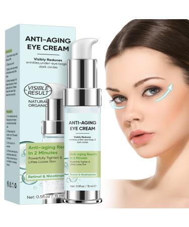 ALSTEN Eye Cream  Anti Wrinkle Eye Cream for Under Eye Bags  Reduce Dark Circles and Puffiness  Firm and Lift Your Skin  0.5 fl. Oz