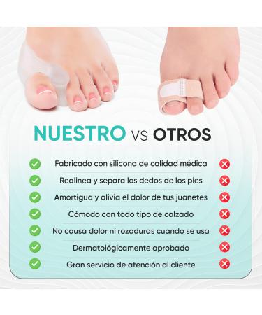 Raxint Pack: 6 Bale Toe Spreads & Corrector - Silicone Adjustable Perfect for Foot Pain Relief - International Shipping Available - Buy Online on GoSupps.com