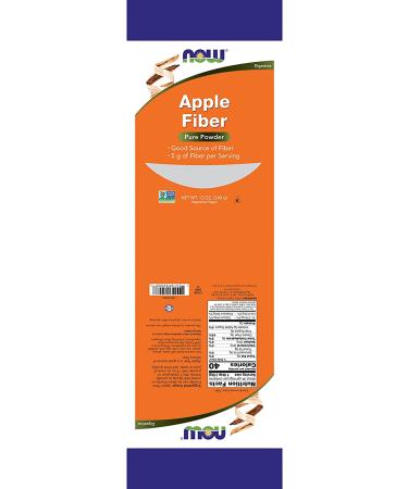 Now Foods Pure Apple Fiber 12 oz - Natural Digestive Support & Health Supplement - Buy Online on GoSupps.com
