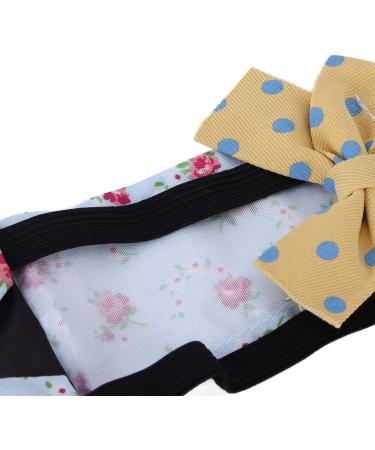 Washable Goose Clothes Diapers for Chickens & Ducks | Prevent Extravasation | Frenma Blue Flower (Size S) - Buy Online on GoSupps.com