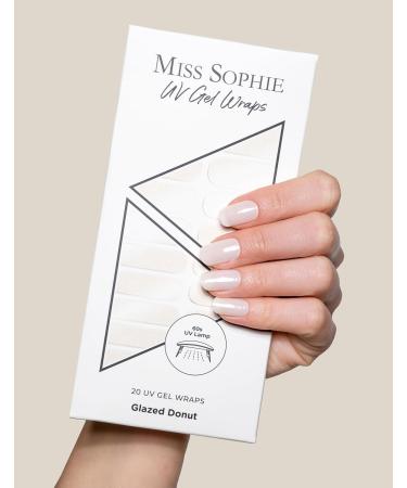 Original Miss Sophie UV Gel Nail Foils - Glazed Elegance 20 Strips for Finger & Toe Nails | Perfect Glazed Donut Effect - Buy Online on GoSupps.com